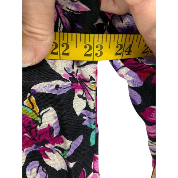 Vintage 90s Bon Magique Floral 100% Rayon Open Front Jacket 7/8 NWT Old Stock - Picture 4 of 5